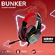 LAPCARE Bunker Gaming Over Ear Headset with RGB Back Lights|40Mm Drivers Lhp-210 Black