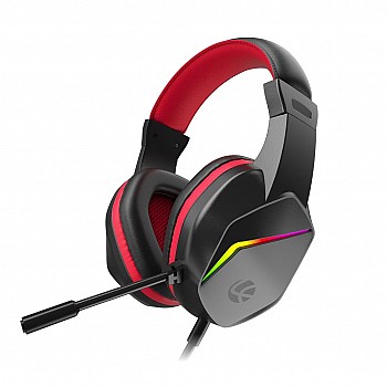 LAPCARE Bunker Gaming Over Ear Headset with RGB Back Lights|40Mm Drivers Lhp-210 Black