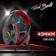 LAPCARE Bunker Gaming Over Ear Headset with RGB Back Lights|40Mm Drivers Lhp-210 Black