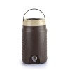 Cello Igloo Pastic Insulated Water Jug | Thermos Jug | Inner Stainless Steel Jug | Leak Proof Jug | Easy to Carry | Ideal for Travel, Picnic, Homes, Offices, Shops, and Clinics 6 litres, Brown