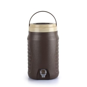 Cello Igloo 6L Insulated Water Jug, Stainless Steel Inner, Leak-Proof, Easy to Carry, Ideal for Travel, Picnic, Home, Office, Shop (Brown) Cello Igloo 6L Insulated Water Jug, Stainless Steel Inner, Leak-Proof, Easy to Carry, Ideal for Travel, Picnic, Home, Office, Shop (Brown)