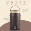 Cello Igloo Pastic Insulated Water Jug | Thermos Jug | Inner Stainless Steel Jug | Leak Proof Jug | Easy to Carry | Ideal for Travel, Picnic, Homes, Offices, Shops, and Clinics 6 litres, Brown