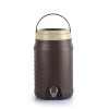 Cello Igloo Pastic Insulated Water Jug | Thermos Jug | Inner Stainless Steel Jug | Leak Proof Jug | Easy to Carry | Ideal for Travel, Picnic, Homes, Offices, Shops, and Clinics 6 litres, Brown