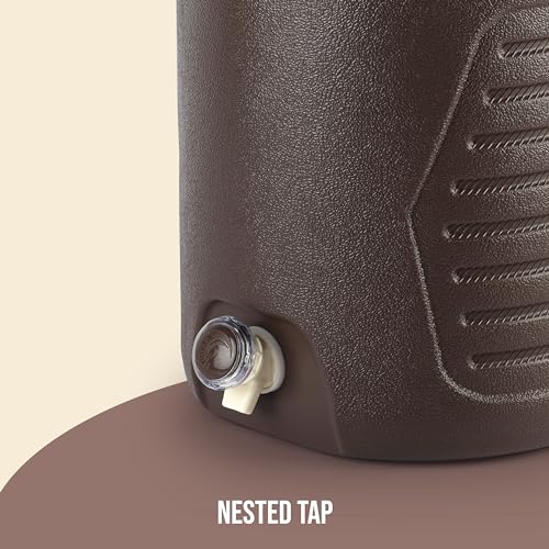 Cello Igloo 6L Insulated Water Jug, Stainless Steel Inner, Leak-Proof, Easy to Carry, Ideal for Travel, Picnic, Home, Office, Shop (Brown) Cello Igloo 6L Insulated Water Jug, Stainless Steel Inner, Leak-Proof, Easy to Carry, Ideal for Travel, Picnic, Home, Office, Shop (Brown)