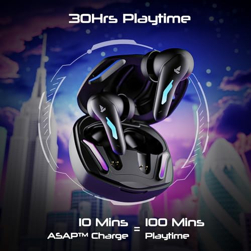 boAt Immortal 100 in Ear TWS Earbuds (Black Sabre) boAt Immortal 100 in Ear TWS Earbuds (Black Sabre)