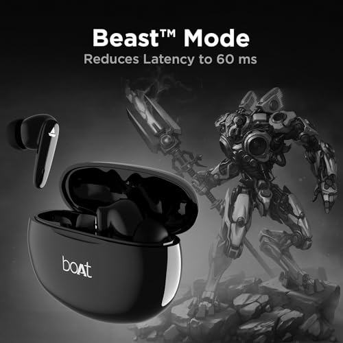 boAt Airdopes 183 in Ear TWS Earbuds Space Black boAt Airdopes 183 in Ear TWS Earbuds Space Black