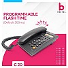 Beetel Newly Launched G30 Caller ID LCD Display landline Black