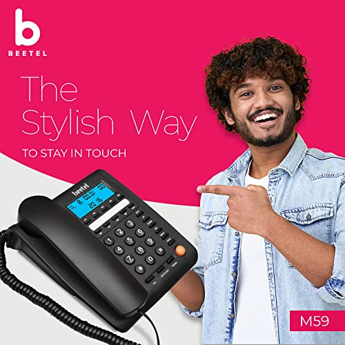 Beetel Newly Launched G30 Caller ID LCD Display landline Black