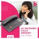 Beetel Newly Launched G30 Caller ID LCD Display landline Black