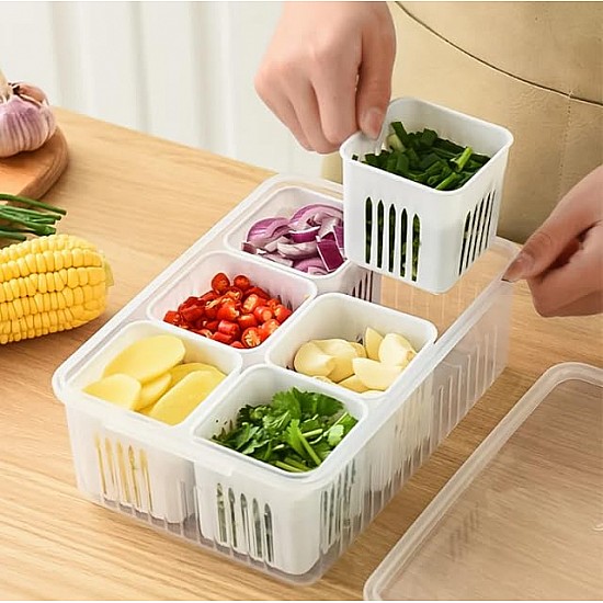 E-COSMOS Fridge Storage Boxes Freezer Storage Containers