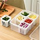 E-COSMOS Fridge Storage Boxes Freezer Storage Containers