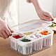 E-COSMOS Fridge Storage Boxes Freezer Storage Containers