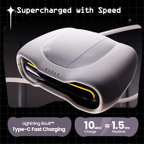 Boult Newly Launched Audio Astra True Wireless in Ear Earbuds with 48H Playtime, 4 Mics ENC, 45ms Low Latency Gaming, Breathing LEDs (Smoky Metal) Boult Newly Launched Audio Astra True Wireless in Ear Earbuds with 48H Playtime, 4 Mics ENC, 45ms Low Latency Gaming, Breathing LEDs (Smoky Metal)