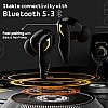 Boult Newly Launched Audio Astra True Wireless in Ear Earbuds with 48H Playtime, 4 Mics ENC, 45ms Low Latency Gaming, Breathing LEDs Black Gloss