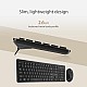 ASUS Wireless Keyboard and Mouse Set CW101, Upto 1000 Adjustable DPI,2.4 GHz Nano Receiver,Compact  Light Weight Design (Black)