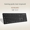 ASUS Wireless Keyboard and Mouse Set CW101, Upto 1000 Adjustable DPI,2.4 GHz Nano Receiver,Compact  Light Weight Design (Black)