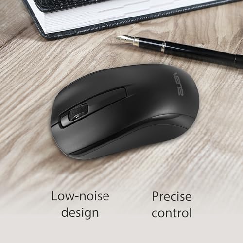 ASUS Wireless Keyboard and Mouse Set CW101, Upto 1000 Adjustable DPI,2.4 GHz Nano Receiver,Compact Light Weight Design (Black) ASUS Wireless Keyboard and Mouse Set CW101, Upto 1000 Adjustable DPI,2.4 GHz Nano Receiver,Compact Light Weight Design (Black)