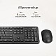 ASUS Wireless Keyboard and Mouse Set CW101, Upto 1000 Adjustable DPI,2.4 GHz Nano Receiver,Compact  Light Weight Design (Black)