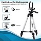 Ant Esports CATS02 Tripod 55 Inches (140 cm) with Mobile Holder and Carry Case for Smartphone & DSLR Camera Portable Lightweight Aluminium Tripod