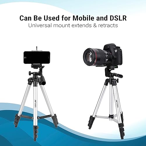 Ant Esports CATS02 Tripod 55 Inches (140 cm) with Mobile Holder and Carry Case for Smartphone & DSLR Camera Portable Lightweight Aluminium Tripod Ant Esports CATS02 Tripod 55 Inches (140 cm) with Mobile Holder and Carry Case for Smartphone & DSLR Camera Portable Lightweight Aluminium Tripod