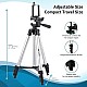 Ant Esports CATS02 Tripod 55 Inches (140 cm) with Mobile Holder and Carry Case for Smartphone & DSLR Camera Portable Lightweight Aluminium Tripod