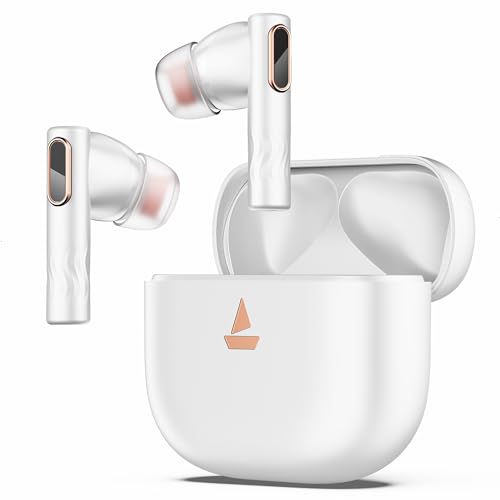 boAt Nirvana Nebula Truly Wireless in Ear Ear Buds w/Dolby Audio, ANC (Upto 35dB), 50 HRS Playback,6-Mic (Celestial White) boAt Nirvana Nebula Truly Wireless in Ear Ear Buds w/Dolby Audio, ANC (Upto 35dB), 50 HRS Playback,6-Mic (Celestial White)