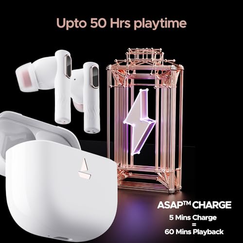 boAt Nirvana Nebula Truly Wireless in Ear Ear Buds w/Dolby Audio, ANC (Upto 35dB), 50 HRS Playback,6-Mic (Celestial White) boAt Nirvana Nebula Truly Wireless in Ear Ear Buds w/Dolby Audio, ANC (Upto 35dB), 50 HRS Playback,6-Mic (Celestial White)