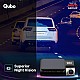 Qubo Car Dash Cam Pro 3K Dual Channel from Hero Group, 3K 5MP Front QHD 2MP Rear FHD 3.2 LCD Display, GPS Logger