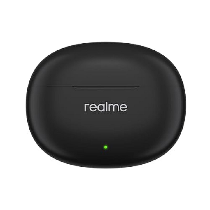 realme Buds T110 with Ai Enc for Calls, Upto 38 Hours of Playback earbuds (Punk Black, True Wireless)