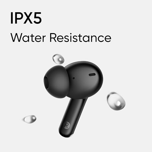realme Buds T110 with Ai Enc for Calls, Upto 38 Hours of Playback earbuds (Punk Black, True Wireless) realme Buds T110 with Ai Enc for Calls, Upto 38 Hours of Playback earbuds (Punk Black, True Wireless)