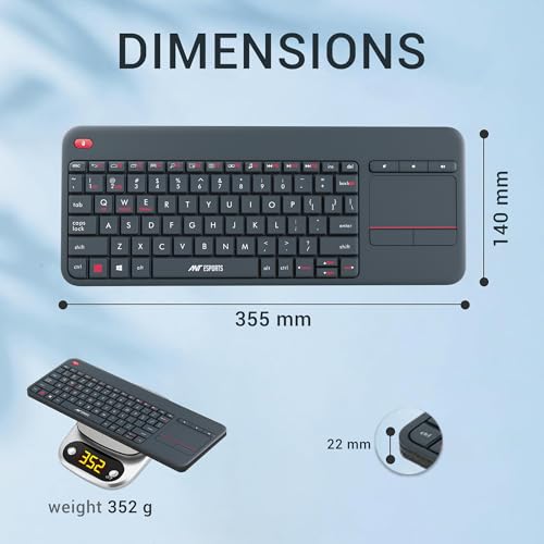 Ant Esports WK100 2in1 Wireless/Bluetooth Keyboard Black Ant Esports WK100 2in1 Wireless/Bluetooth Keyboard Black