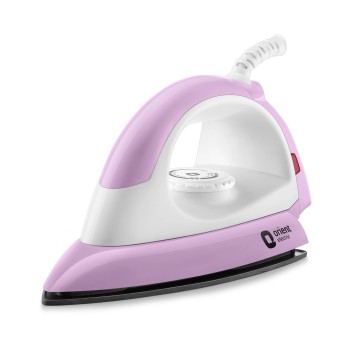Orient Electric PANACHE PLUS 1100-WATT DRY IRON (DIPCP11LP, WHITE AND PURPLE), 1100 watts, ABS