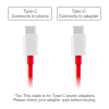OnePlus Warp Charge Type-C Cable 100cm Red OnePlus Warp Charge Type-C Cable 100cm Red
