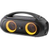 boAt Partypal 53 Portable Speaker with RGB LEDs and Mic for Calls 30 W Bluetooth Party Speaker (Midnight Black, Stereo Channel)