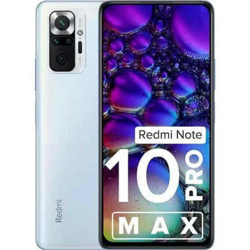 Redmi Note 10 Pro Max (6 GB RAM 64 GB Storage Glacial Blue Refurbished