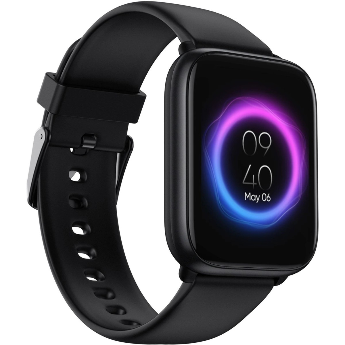 DIZO Watch D Sharp 1.75 with High Res (320*390) Display By realme tech Life Black DW32021