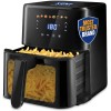 (Refurbished) KENT Ultra Digital Air Fryer 4.5L Bake, Grill & Roast Up to 80% Less Oil Usage 8 Preset MenuRapid Heat