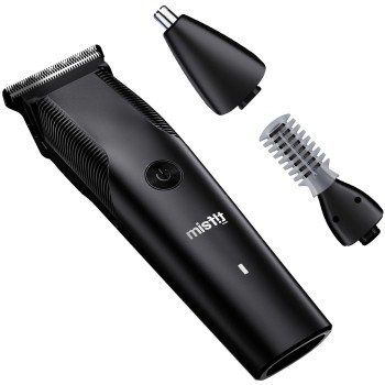 Misfit Groom 100 Trimmer 120 min Runtime 5 Length Settings (Black)
