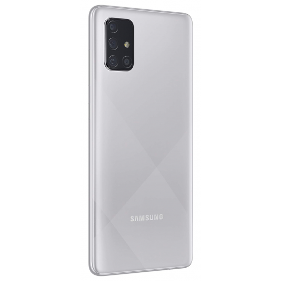 SAMSUNG Galaxy A71 (Haze Crush Silver, 128 GB)   (8 GB RAM)