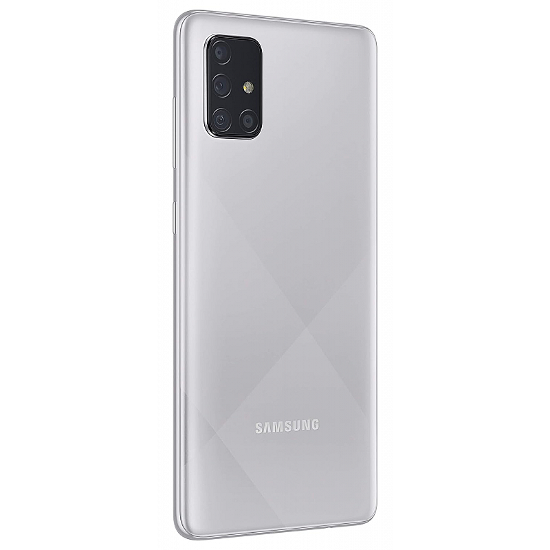 SAMSUNG Galaxy A71 (Haze Crush Silver, 128 GB)   (8 GB RAM)