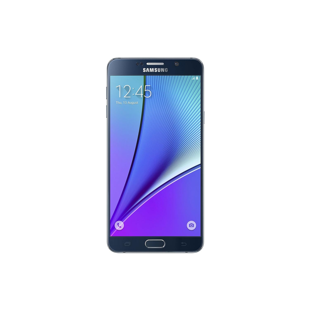 Samsung Galaxy Note 5 ( Black Sapphire 4 GB RAM 32 GB Storage refurbished