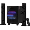 F&D T300X 2.1 Channel Multi Media Speakers (Black) | | Bluetooth Speakers | Satellite Speaker, Multicolor LED Display, USB,MP3,VMA & FM | Home Theatre | Easy Connect with Laptop, Pc & Mobile