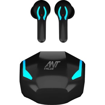 Ant Value Wave 50 TWS Wireless in Ear Earbuds with 6-7 Hrs Playtime – Black