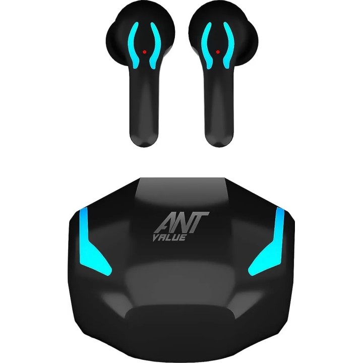 Ant Value Wave 50 TWS Wireless in Ear Earbuds with 6-7 Hrs Playtime – Black