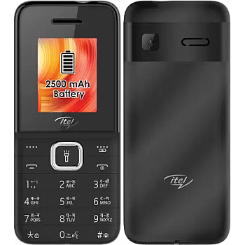 Itel Power 110 Neo 2500mAh battery Keypad Mobile Black