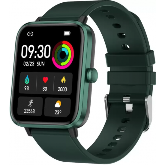 Fire-Boltt Ninja Calling Pro 1.69 inch Bluetooth Calling Smartwatch (Green Strap, Free Size)