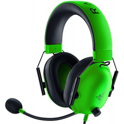 Razer Blackshark V2 X Gaming  7.1 Surround Sound - 50Mm Drivers - Memory Foam Ear Cushions Wired On Ear Headphones Green