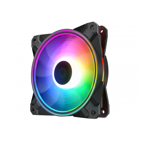 DEEPCOOL CF120 Plus 3 in 1 RGB 120 mm Case Fan Cooler Support A-RGB Motherboard Synchronization - DP-F12-AR-CF120P-3P