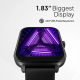 Fire-Boltt Ninja Calling Pro Plus 1.83 inch Display Smartwatch (Black Strap, Free Size)