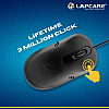 Lapcare Optical Mouse  L- 60 (IND) Plus Black